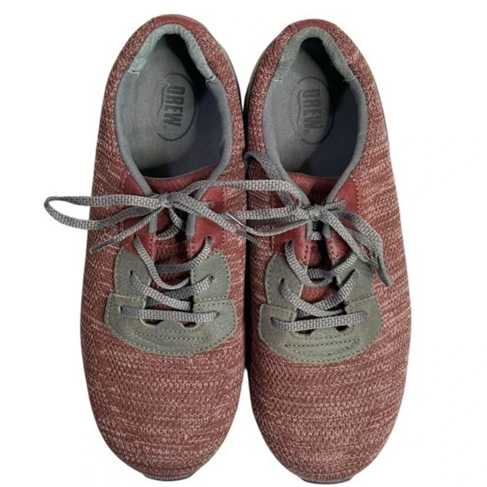 Drew Womens 8.5 XW Terrain Burgundy Gray Orthopedic Walking Shoes Sneakers - Picture 3 of 10